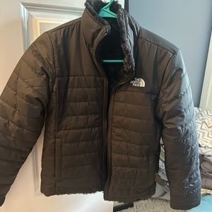The Northface Girls Reversible Mossbud Jacket Large